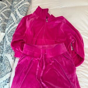 VICTORIA SECRET Women's Pink Velour SET